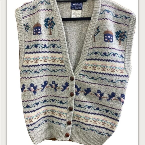 The Woolrich Woman Wool Vest Size Large - Picture 1 of 6